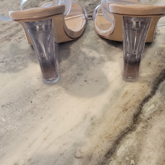 Clear wedge heel size 10 w - Picture 4 of 7
